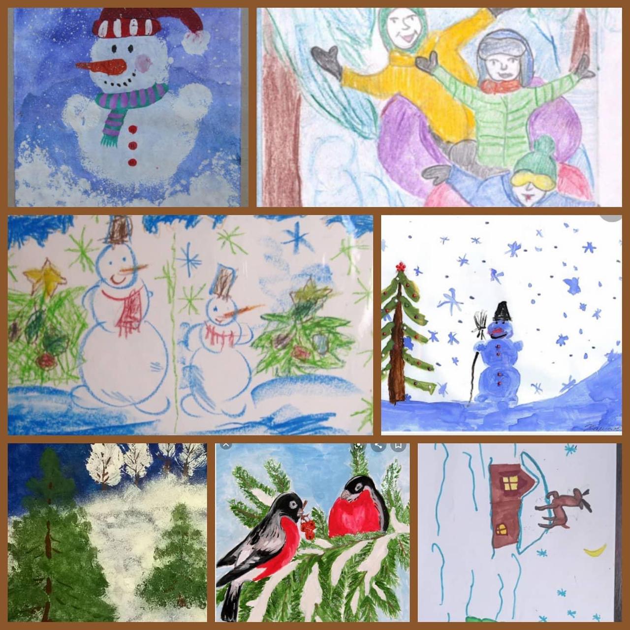 Конкурс рисунков "Зимняя сказка"