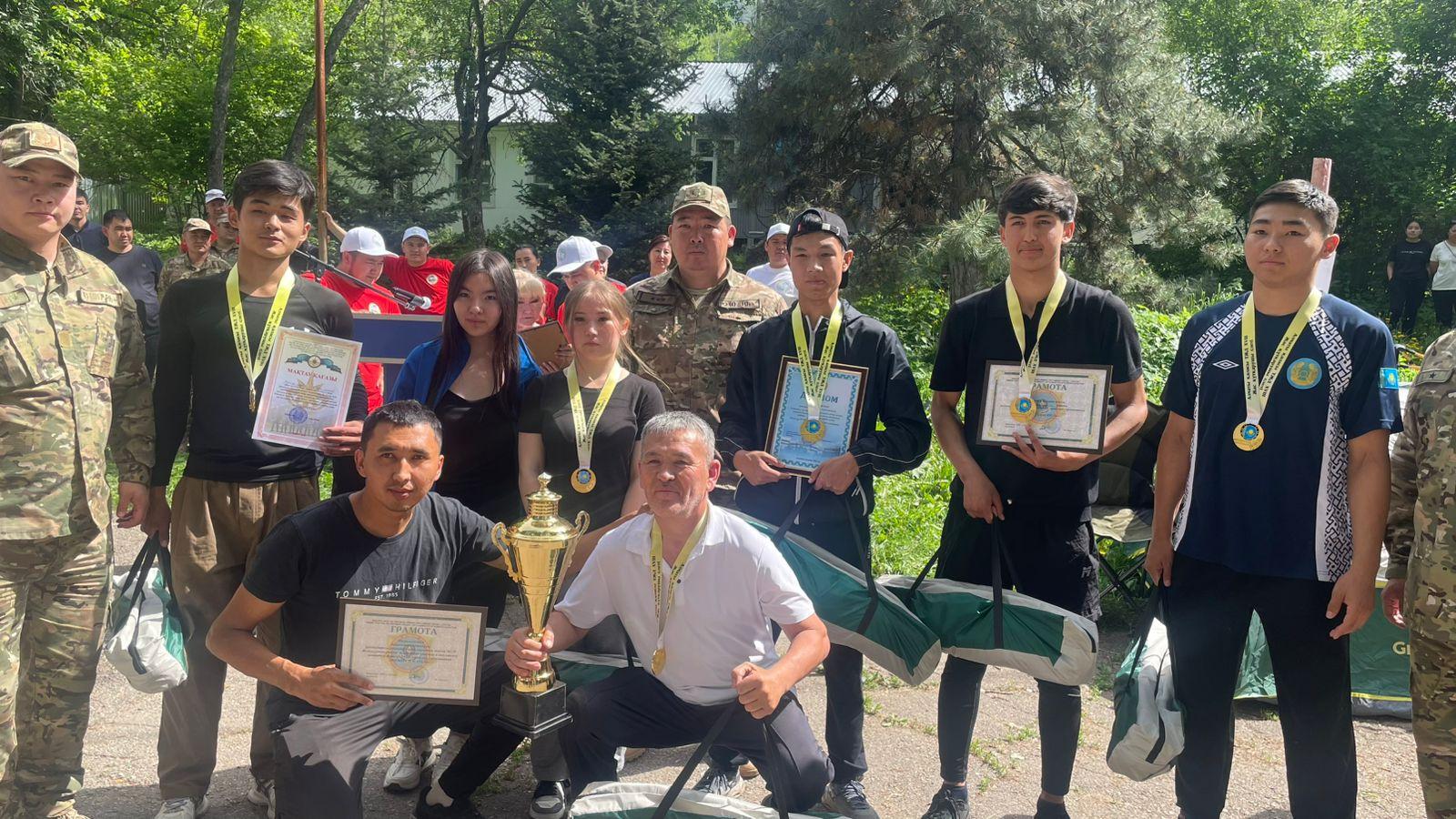 Бүгін 129-мектебіміздің командасы «Жас құтқарушы» қалалық жарысында аудан намысын абыроймен қорғап, І орынға ие болды! 🏆